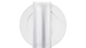 White Poly Dinner Napkin rental Houston, TX