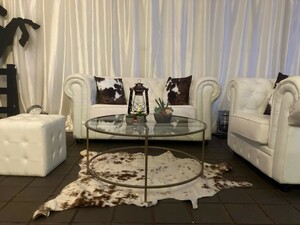White lounge Set rental Baltimore, MD