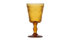 Amber Debutante Water Glass Goblet, 10oz  rental Denver, CO