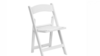 White Padded Folding Chair rental in Denver, CO