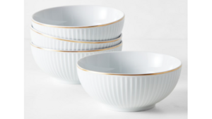 Avea Gold Rimmed Small Fruit/Soup Bowl Trim var... rental Denver, CO