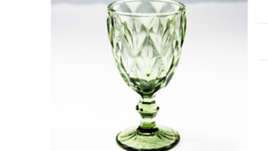 Green Diamond Water Goblet rental Denver, CO