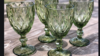 Green Diamond Water Goblet rental in Denver, CO