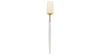 White Handle Golden Salad Fork  rental in Denver, CO