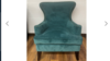 Luxe Teal Velvet Lounge Accent Chair /  rental in Denver, CO