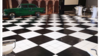 18x18 Black and White Dance Floor rental in Denver, CO