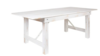 9ft White Farm Table rental in Denver, CO