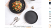 Black Thick Rimmed Plain Salad Plate rental in Denver, CO