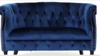 Navy Blue velvet Loveseat Couch  rental in Denver, CO