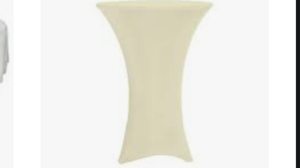 Cocktail Table Cover Ivory rental Denver, CO