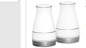 American White Salt and Pepper Shakers rental Denver, CO