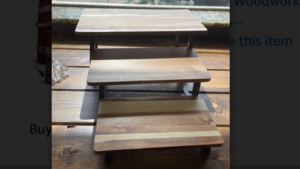 Wood 3 Tier Dessert Stand rental Denver, CO