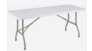 8ft Plastic Banquet Table 30 x 96 Regular  rental Denver, CO