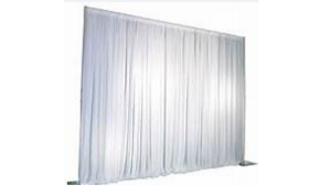 White Sheer Fabric for Pipe and Drape rental Denver, CO