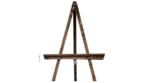 Brown Wooden Wedding Sign Easel  rental Denver, CO