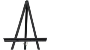 Wedding Sign Wood Easel Black Stain rental Denver, CO