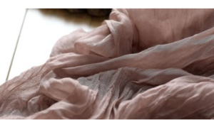 Dusty Rose Gauze Table Runner rental Denver, CO