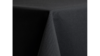 90x132" Black Polyester Linen rental in Denver, CO