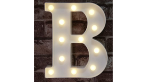 4' Marquee Letter "B"  rental Denver, CO
