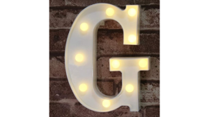 4' Marquee Letter "G"  rental Denver, CO