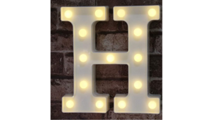 4' Marquee Letter "H"  rental Denver, CO