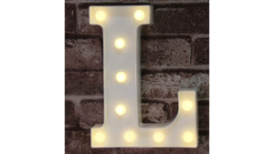 4' Marquee Letter "L"  rental Denver, CO
