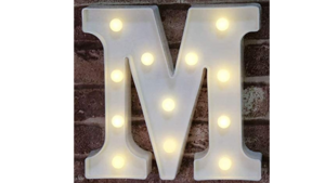 4' Marquee Letter "M"  rental Denver, CO