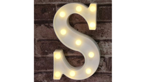 4' Marquee Letter "S"  rental Denver, CO