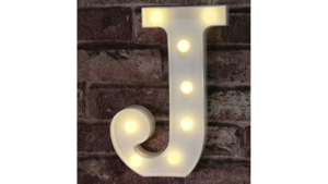 4' Marquee Letter "J"  rental Denver, CO