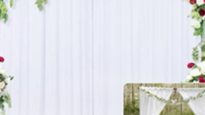 White Chiffon Drape (Bolt) rental Denver, CO