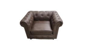 Brown Leather Accent Chair  rental Denver, CO