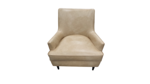 Cream Leather Accent Chair  rental Denver, CO
