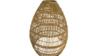 Vincente Natural Seagrass Teardrop Pendant Light  rental in Denver, CO