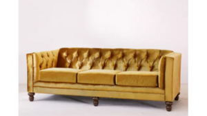 Gold Velvet Couch  rental Denver, CO