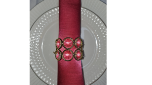 Gold Crystal Napkin Holder  rental Denver, CO