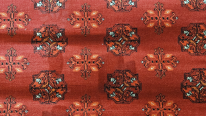 Burgundy Bokhara Collection Rug  rental Denver, CO