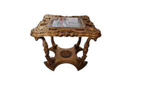 Ornate Golden Square Coffee Table  rental Denver, CO