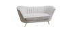 Cognac White Velvet loveseat/Couch  rental in Denver, CO