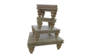 Set of 3 Knobbed Wooden Desert Stands  rental in Denver, CO