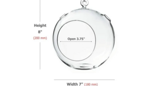 Glass Orb Tea Cup Lights rental Denver, CO