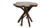 Live Edge Twisted Wood End Table  rental in Denver, CO