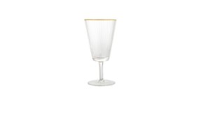 Optic Gold Rim Water Glass 13 Oz rental Denver, CO