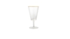 Optic Gold Rim Water Glass 13 Oz rental in Denver, CO