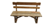 Rustic Park Bench — Weathered Wood (Backrest)  rental in Denver, CO
