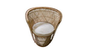 Boho Woven Cane Chair  rental Denver, CO