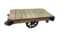 Industrial Vintage Factory Cart Coffee Table  rental in Denver, CO