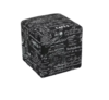 Furniture: Script Pattern Cube Ottoman rental in New York, NY