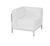 White Soho Corner Chair Left rental in New York, NY