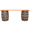 Rustic Wine Barrel Bar Table rental in San Francisco-Oakland-San Jose, CA