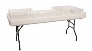 Tables Rectangular Chill Extender 2/3 setup for... rental Fresno-Armona, CA